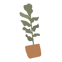 teduhco pretty trending plants simple Sticker