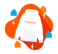 powerhousemx workout train spinning ride Sticker
