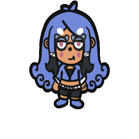 Happy Girl Sticker
