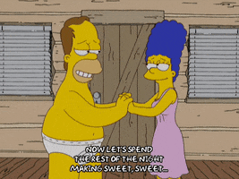 kissing homer simpson GIF