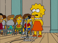 lisa simpson microphone GIF