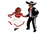 Ballet Folklorico Dancing Sticker by Jack0_o