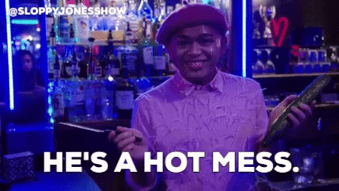 Hot Mess Oops GIF by Hop To It Productions