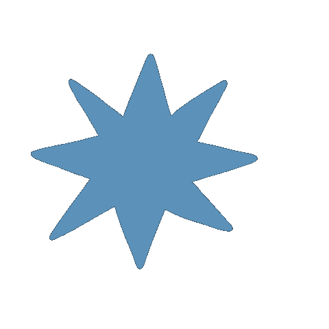 Blue Star Sticker