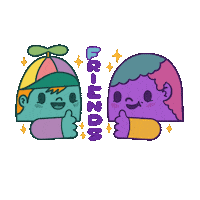 Friends Buddies Sticker