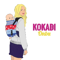Mom Babywearing Sticker by KOKADI
