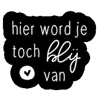 Blij Sticker by Zoedt.NL