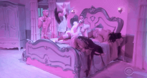 Ariana Grande Bed GIF by Recording Academy / GRAMMYs
