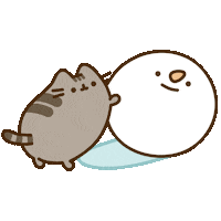 Winter Solstice Cat Sticker by Pusheen
