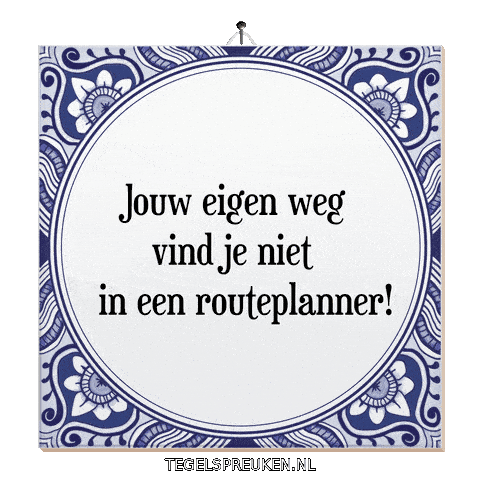 Wijsheid Spreuk Sticker by Tegelspreuken.nl