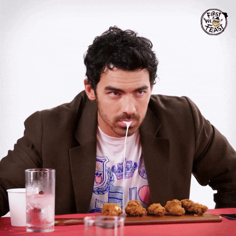 Leaking Jonas Brothers GIF by First We Feast