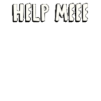 Help Me Running Sticker by Abster