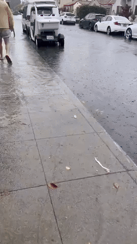 Severe Flooding Hits Long Beach After Heavy Downpours