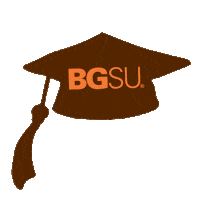 Graduation Grad Sticker by Bowling Green State University