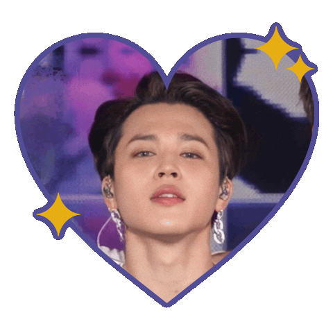 Park Jimin Heart Sticker