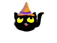 Cat Halloween GIF