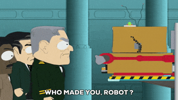 robot wondering GIF by South Park 