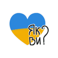 Blue Yellow Ukraine Sticker