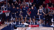GonzagaBulldogs celebration basketball bench gonzaga GIF
