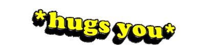 Hugs Reaction Sticker by GIPHY Text