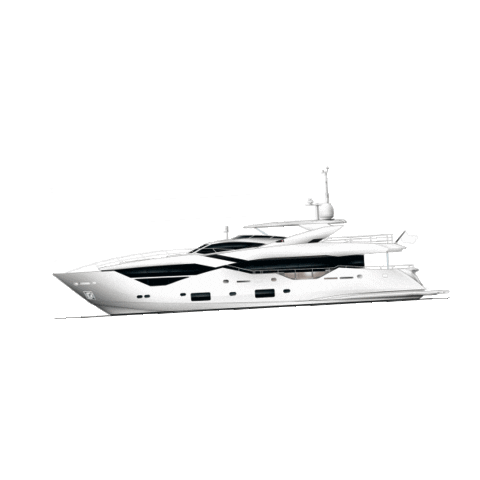 sunseekerLondon ocean waves boat sail Sticker