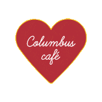 Heart Love Sticker by Columbus Café & Co