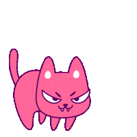belborba cat angry crazy mad Sticker
