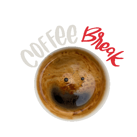 Coffee Break Smile Sticker