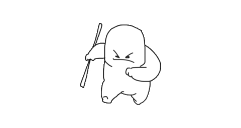 fattyho giphyupload fighting chasing fatty Sticker