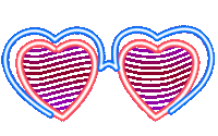 Glasses Hearts Sticker by Elton John
