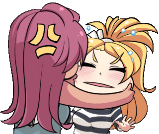 Angry Couple Sticker by Jin