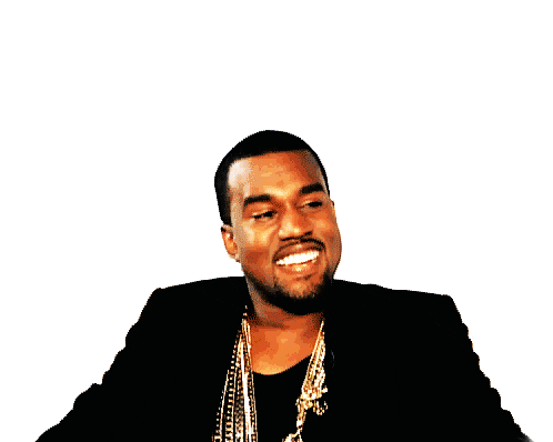 Kanye West Reaction Sticker by Stickers