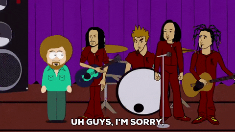 sorry guitar GIF by South Park 