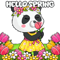 Flower Sticker by PandaPals