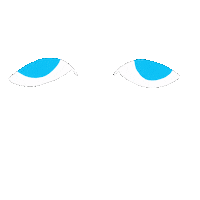 minamihaaaan dog eyes sleep monster Sticker