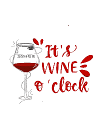 ayushikul tired wine coffeetime wine time Sticker