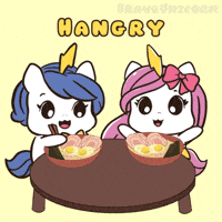 Hungry Noodles GIF by Brave Unicorn