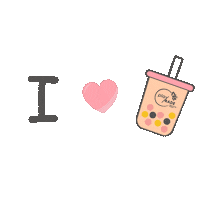 playmadeonezo boba bubbletea milk tea boba milk tea Sticker
