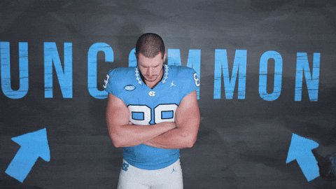 University Of North Carolina Football GIF by UNC Tar Heels