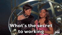 What's the secret to working in Hollywood?
