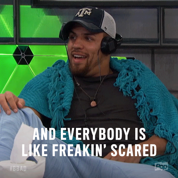 scared big brother GIF by Big Brother After Dark