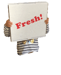baby pizza Sticker by foodbabyny