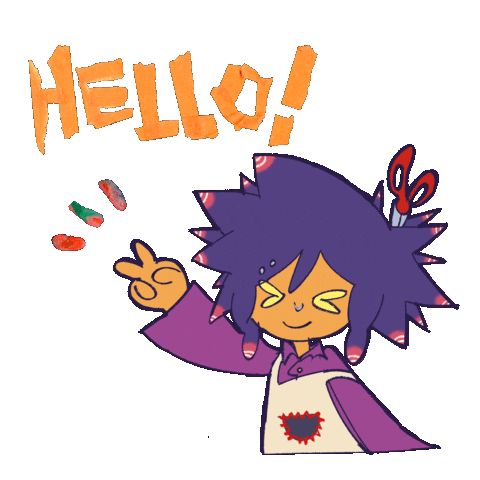 iamtheangrysons giphyupload hello sticker misurchin Sticker