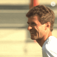 Thomas Muller Smile GIF by FC Bayern Munich