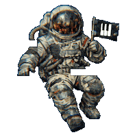 Sci-Fi Space Sticker