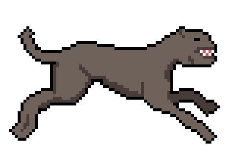 Dog Pixel Art Sticker