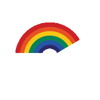 Gay Pride Rainbow Sticker by Glaad
