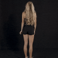 Cross Country Hair Flip GIF by Purdue Fort Wayne Athletics