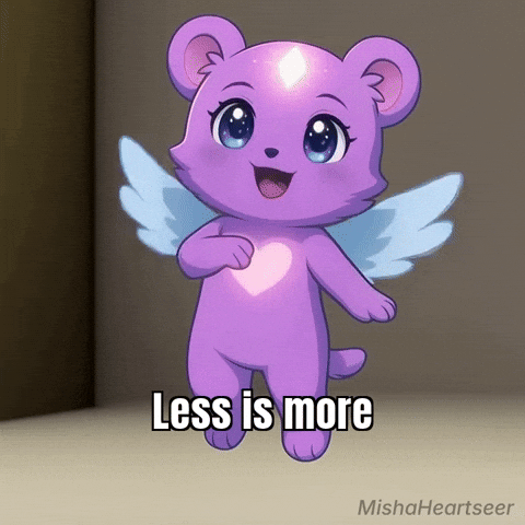 Less More Peace GIF by MishaHeartseer