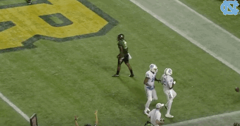 carolina football celebration GIF by UNC Tar Heels